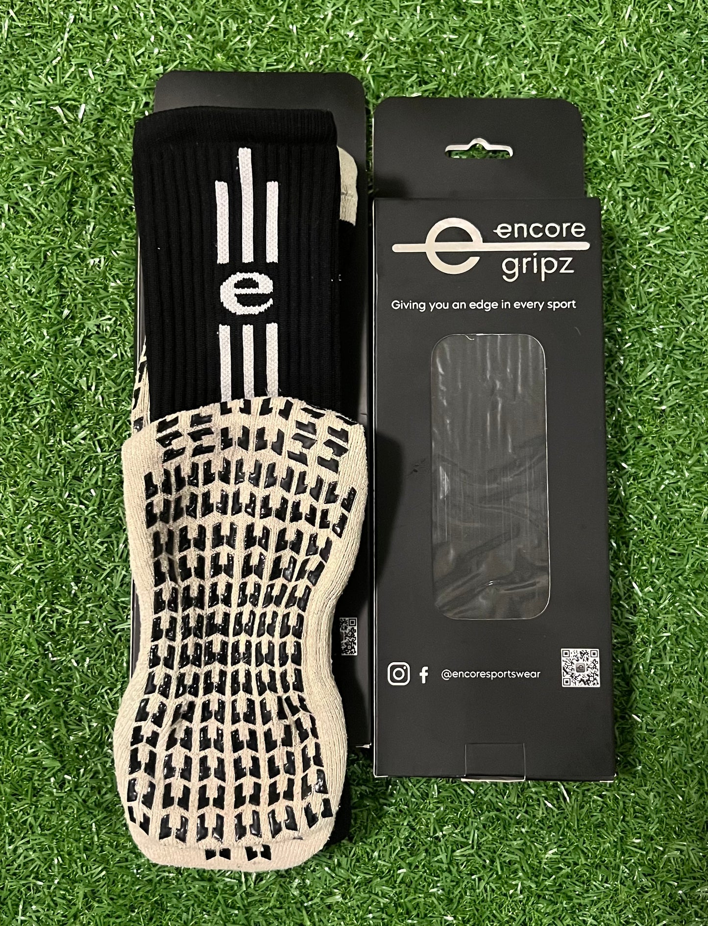 Black Professional Pack- Grip Socks