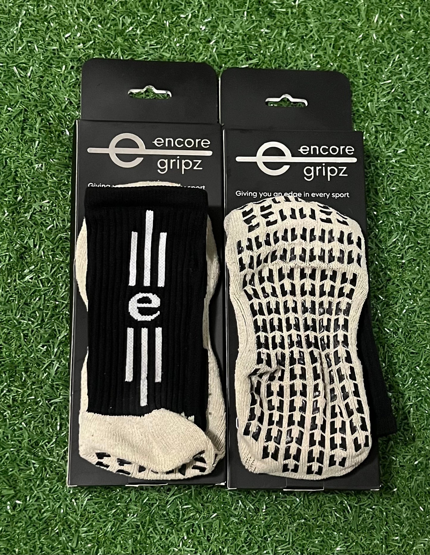 Black Professional Pack- Grip Socks