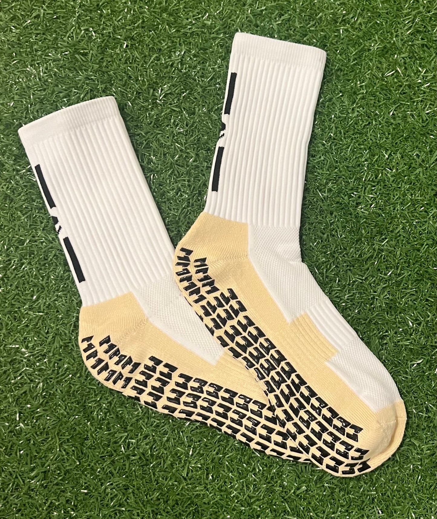 White Professional pack-Grip Socks