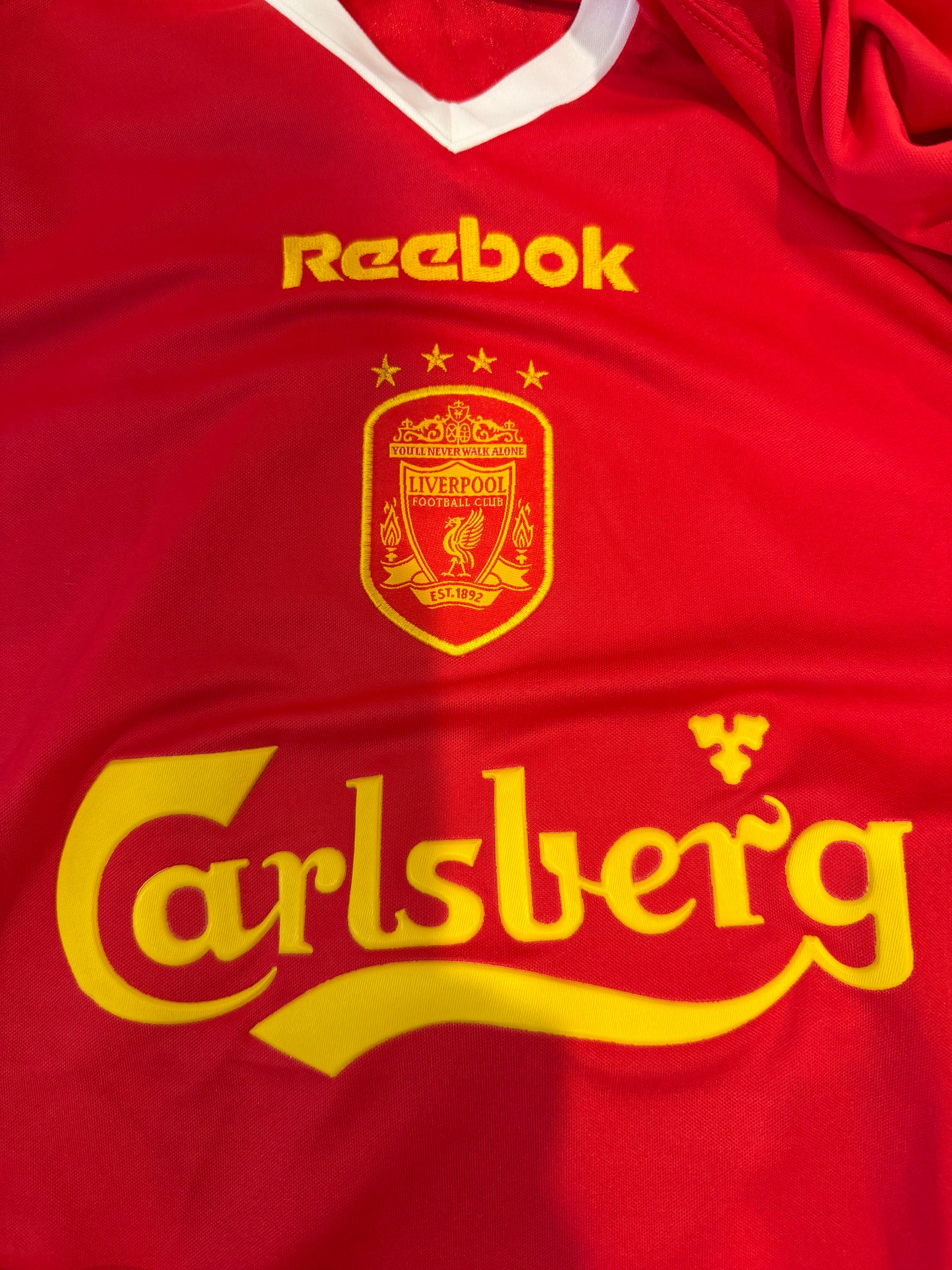 Liverpool 2001/2003 European home- Owen #10 size L
