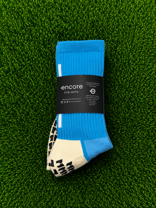 Grip socks- Light blue
