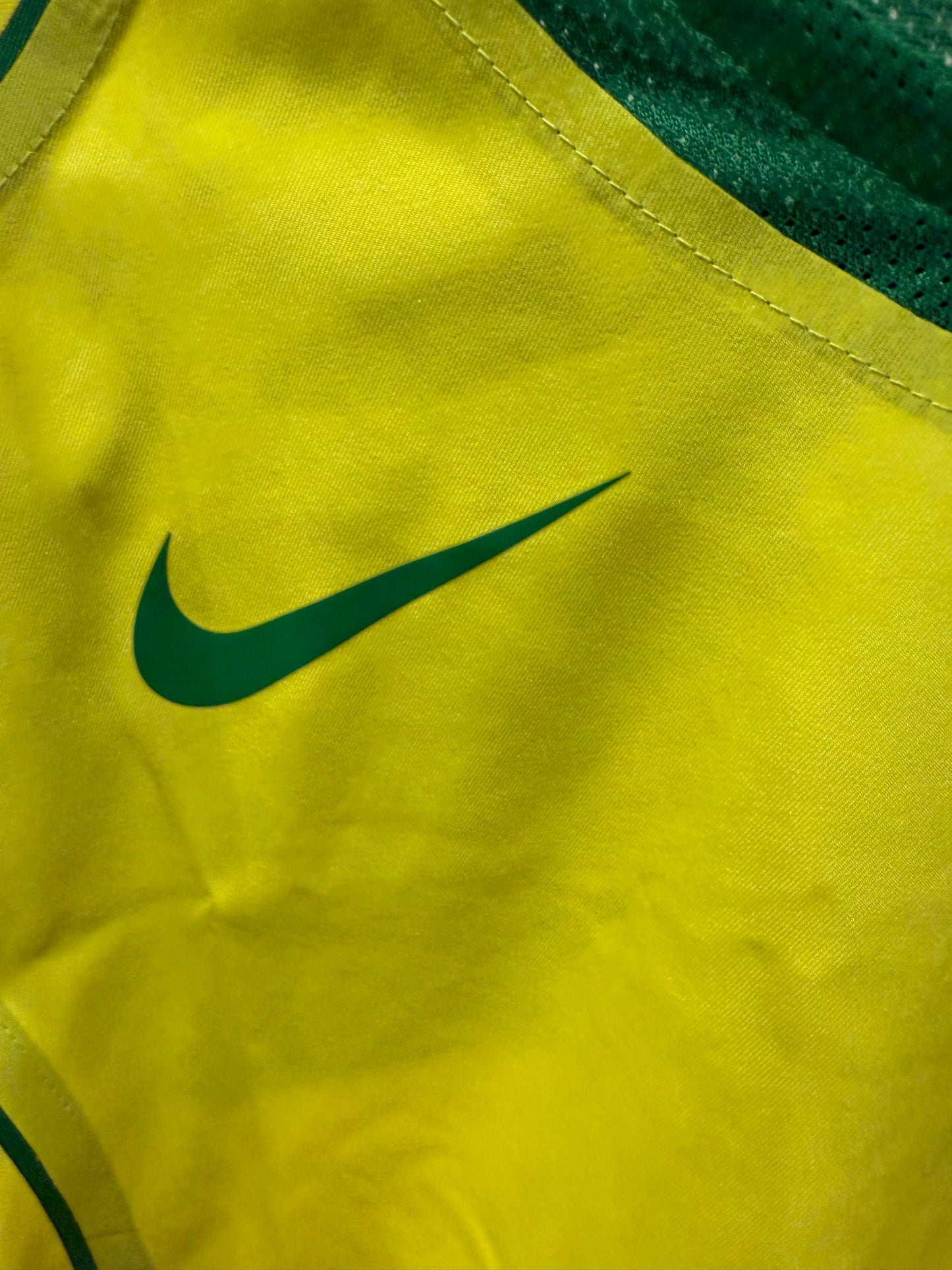 Brazil 2004 Total 90 Reissue Jersey XL #Ronaldinho10