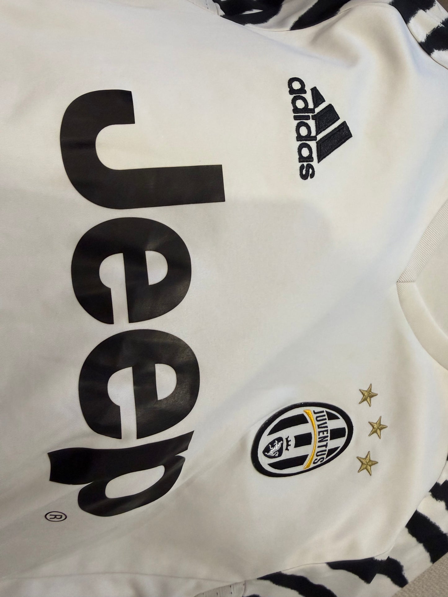 Adidas Juventus 2016-17 Third Jersey – White Zebra Edition S