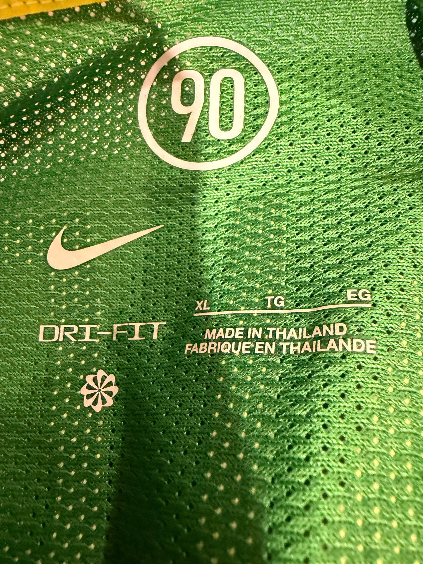 Brazil 2004 Total 90 Reissue Jersey XL #Ronaldinho10