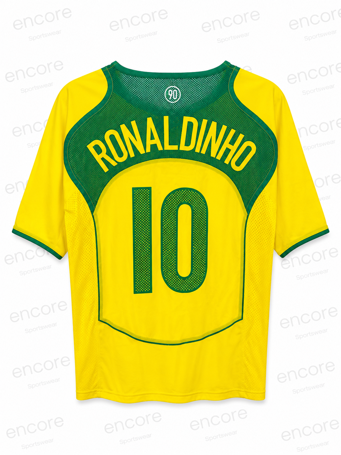 Brazil 2004 Total 90 Reissue Jersey XL #Ronaldinho10