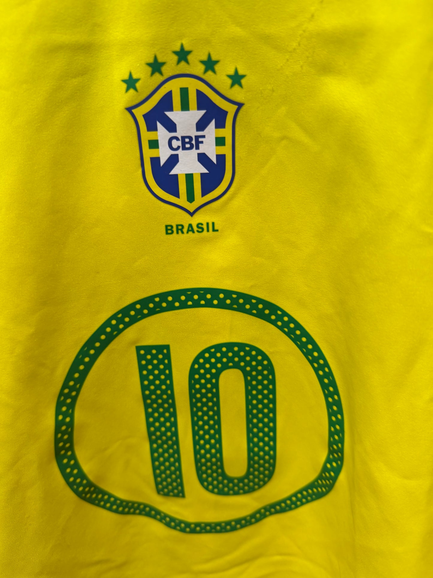 Brazil 2004 Total 90 Reissue Jersey XL #Ronaldinho10