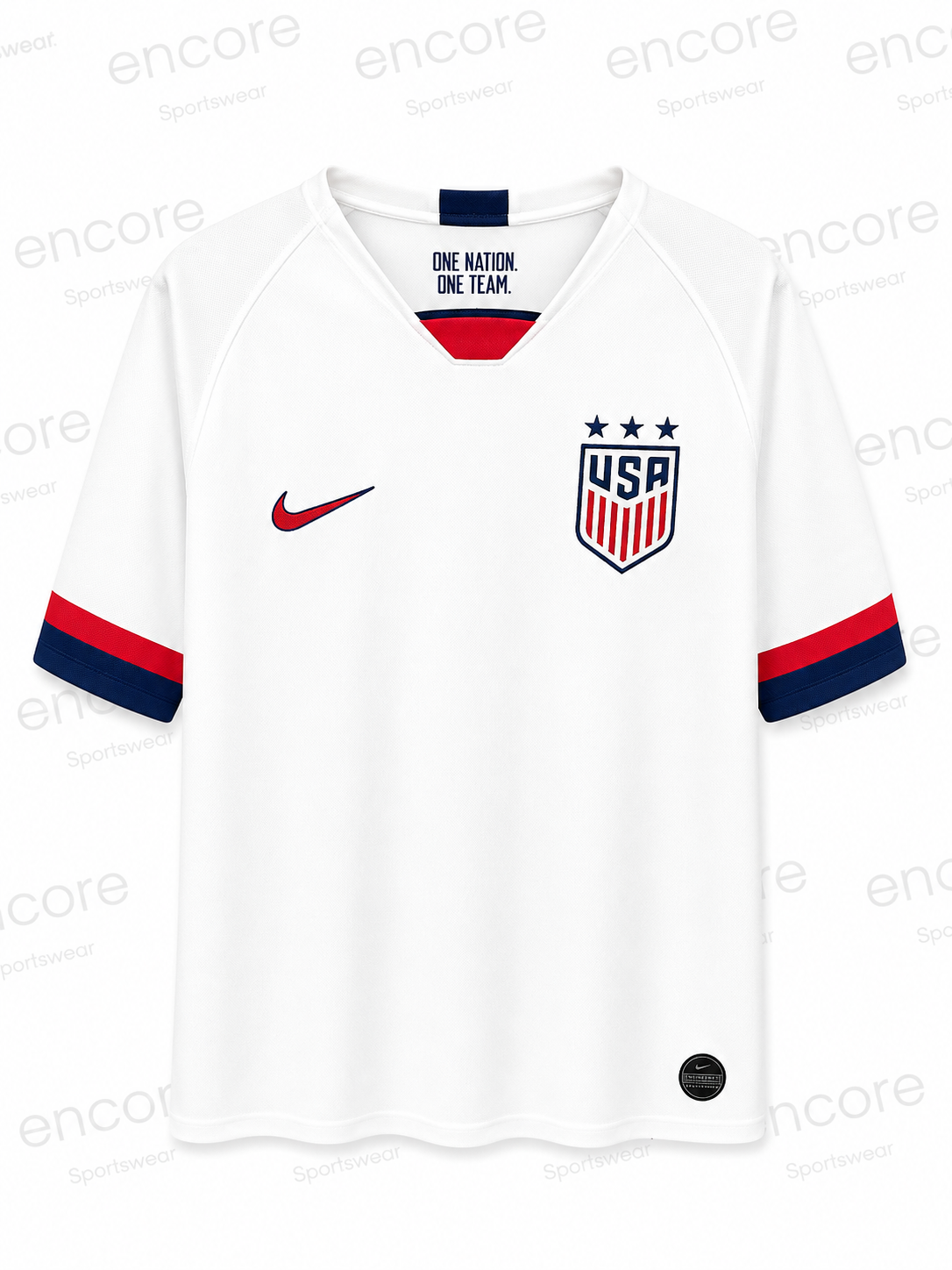 Authentic Nike 2019 USA National Team Home Jersey - "3-Star" World Cup Edition