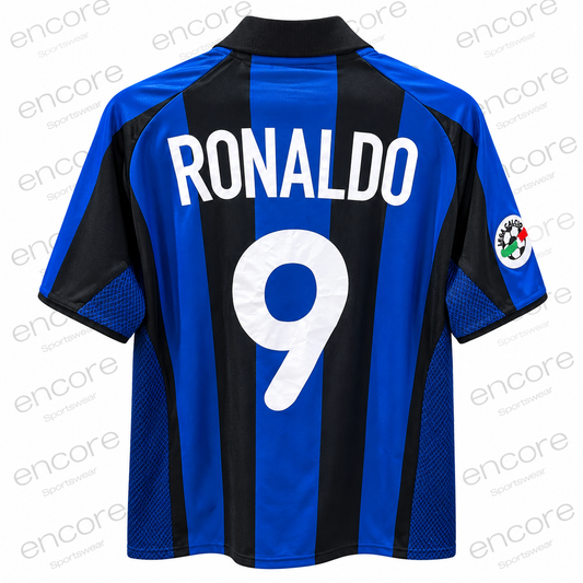 Vintage 2001-02 Inter Milan Home Jersey – Ronaldo #9 | Nike Japan Authentic Retro Shirt