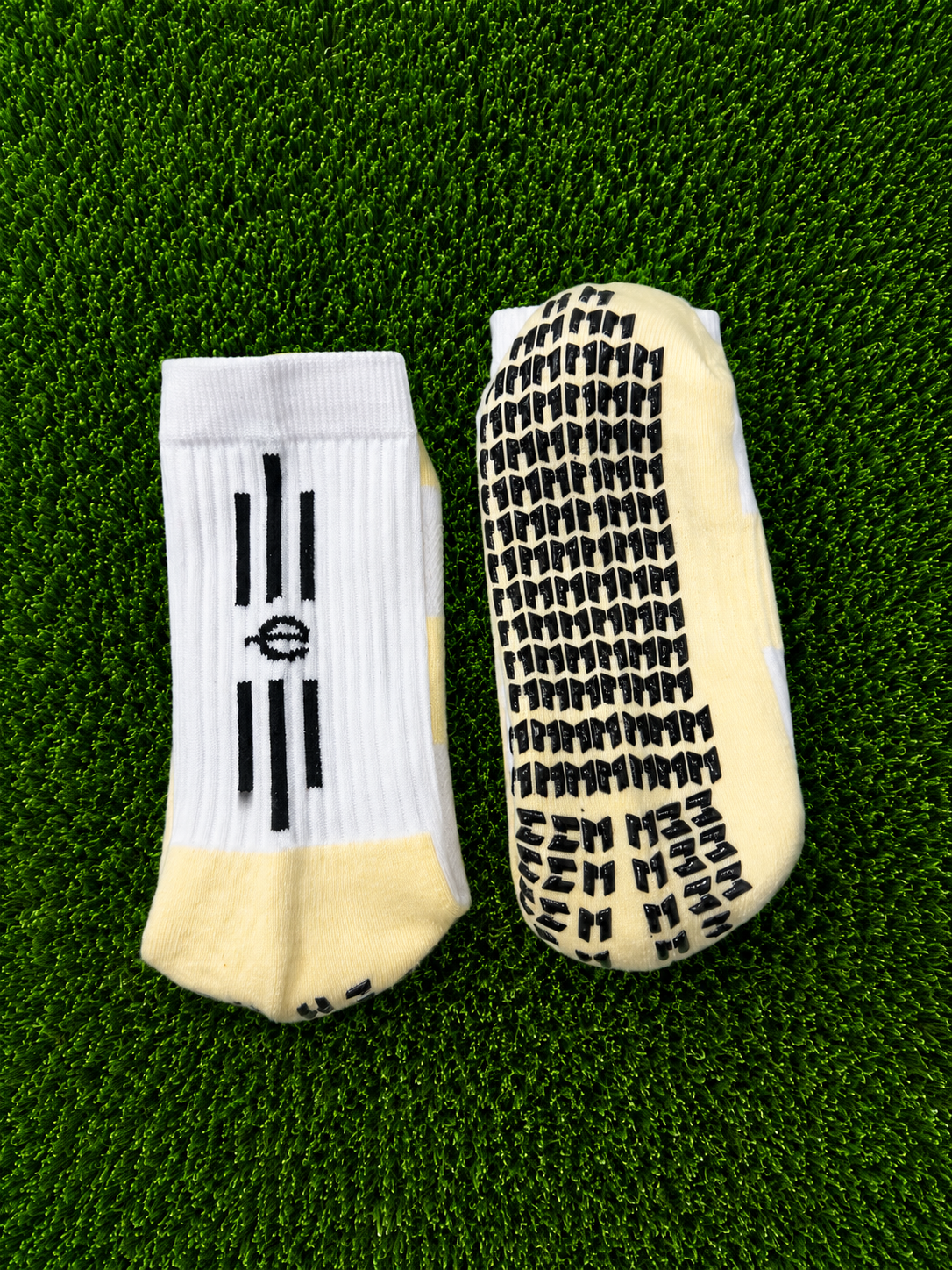 Small White Grip Socks