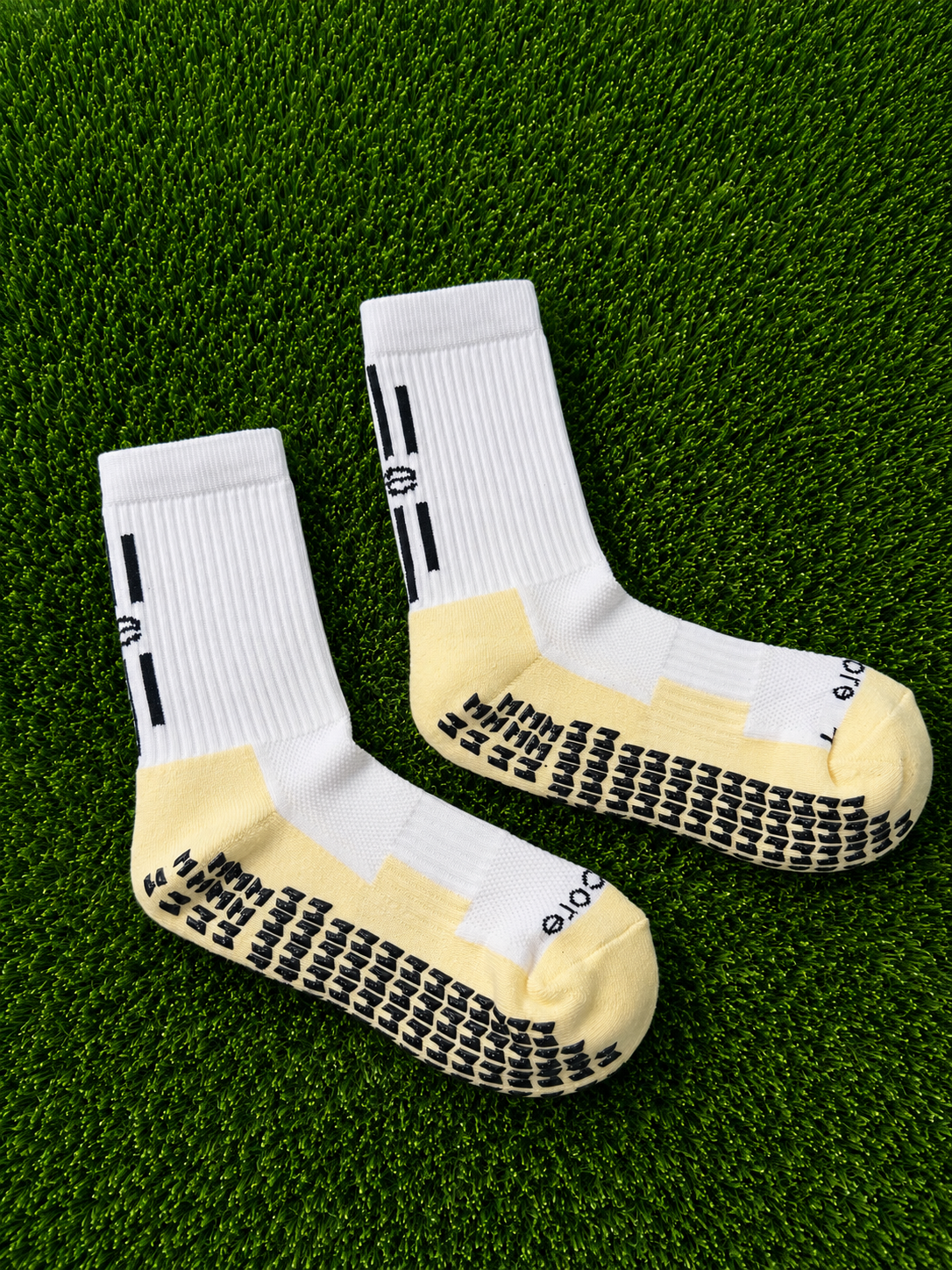 Small White Grip Socks