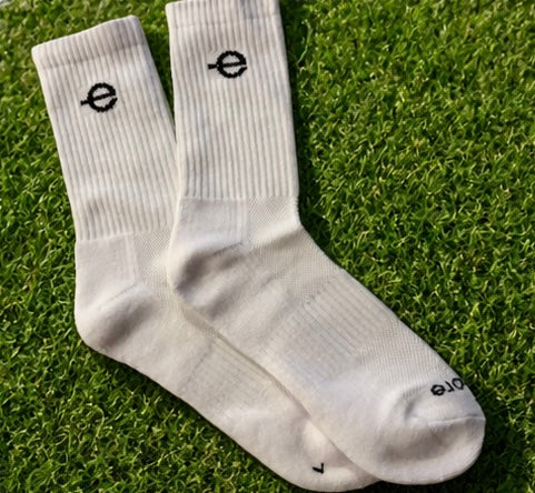 White Crew Socks
