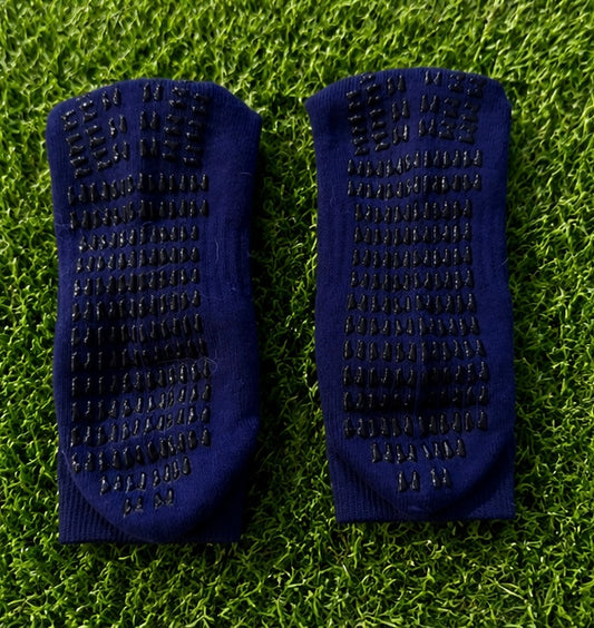 Navy Blue Grip socks